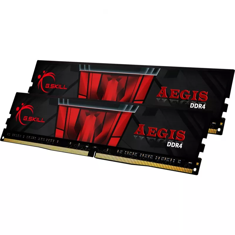 Desktop-Arbeitsspeicher DIMM G.SKILL DDR4 16GB (2x8GB) 2666MHz PC21300, 288-Pin, CL19, XMP 2.0, ungepuffert, Kühlkörper