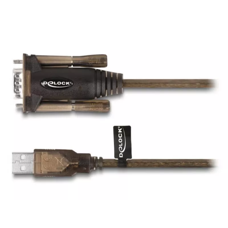 Adapter USB 2.0 Typ-A auf Seriell RS-232 D-Sub 9-polig Stecker DeLOCK 62646