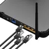 LAN-Patchkabel Extralink Cat5e FTP 5 m, Kupfer-Twisted-Pair, RJ-45–RJ-45, schwarz