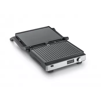 Kontaktgrill Severin KG 2380 Schwarz Silber 2000W Edelstahl