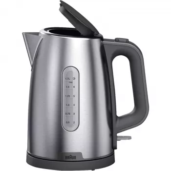 Braun WK 1500 GY Wasserkocher 1,7 L 2200 W Grau, Edelstahl