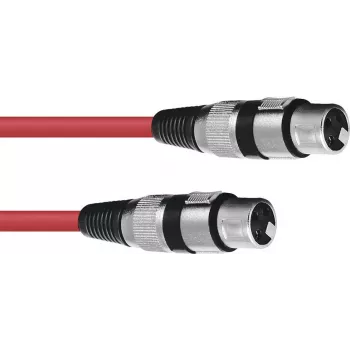 Audiokabel Omnitronic 30220900 1,5 m XLR 3-polig Rot