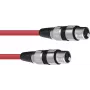 Audiokabel Omnitronic 30220900 1,5 m XLR 3-polig Rot