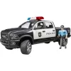 Polizei-Pickup-Spielzeug BRUDER RAM 2500 Police 02505 – Modell im Maßstab, Spielfahrzeug