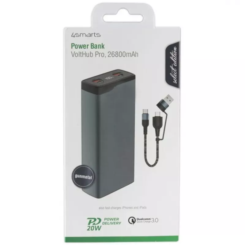 Tragbare Batterie 4smarts VoltHub Pro 26800 mAh