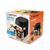 Heißluftfritteuse ESPERANZA EKA005, 8 L Fassungsvermögen, 1600 W, Touch-Steuerung, 10 Programme, Edelstahl, schwarz