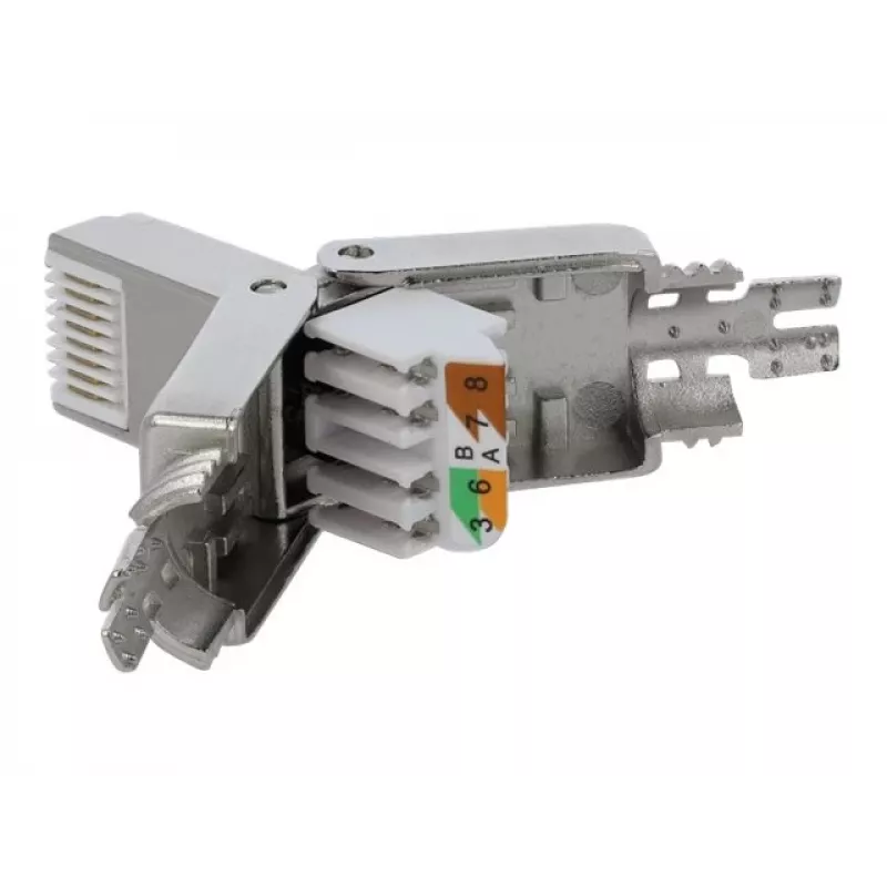 Drahtverbinder DeLOCK 86476 RJ-45 Grau