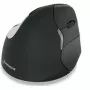 BakkerElkhuizen Evoluent 4 Bluetooth Schwarz, Rechtshänder, Vertikales Design, Laser, Bluetooth, 2600 DPI, Schwarz