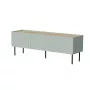 Cama FELLINI TV-Schrank 150x40x52 olivgrün + geölte Eichenplatte