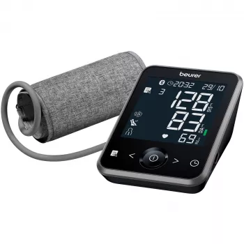 Blutdruckmessgerät Beurer BM64 mit Bluetooth-Konnektivität und Manschette für den Oberarm