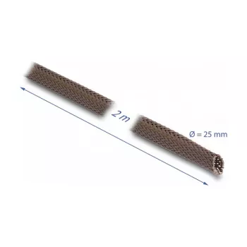 Kabelschutzschlauch DeLOCK 20901 Braun Polyester 2,5 cm
