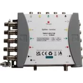 TRIAX TMSS 5 SPLIT Verteiler 2-fach 4SAT+ 1Terr. auf 8SAT+2Terr. 6dB SAT 4dB 318644 (318644)