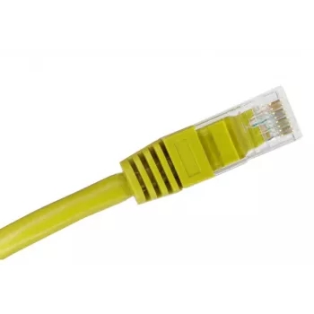 Alantec KKU5CZA1 Netzwerkkabel Gelb 0,25 m Cat5e U/UTP (UTP)