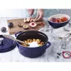 Staub 24 cm runder Gusseisen-Cocotte Dunkelblau