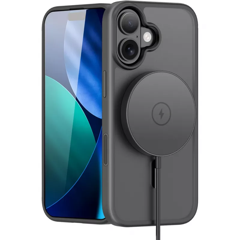 nevox StyleShell Invisio - iPhone 17 6.3 kompatibel mit MagSafe Schwarz (2542)