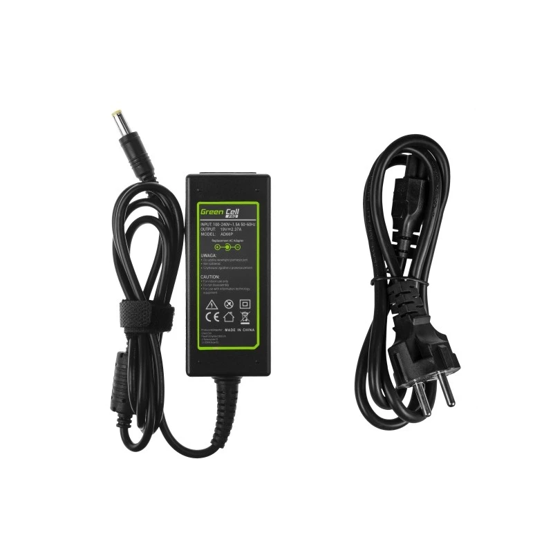 Green Cell Pro Ladegerät für Acer Aspire E5-511 E5-521 E5-573 E5-573g Es1-131 Es1-512 Es1-531 V5-171 19V 2,37A 45W