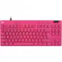 Logitech G PRO X TKL RAPID Tastatur Gaming USB QWERTY Pink Tenkeyless