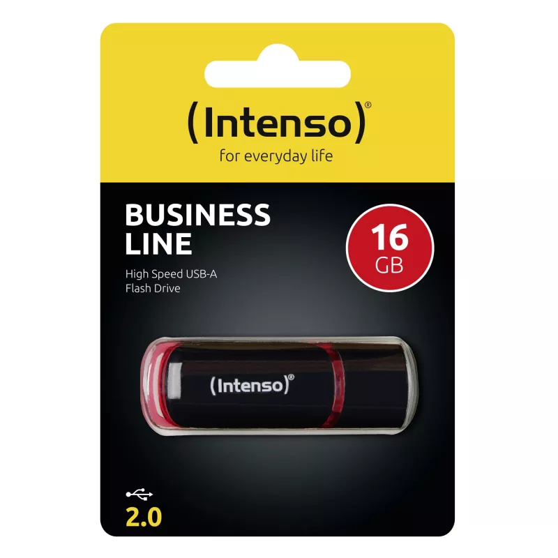 USB-Stick Intenso 16 GB USB Typ-A 2.0 Schwarz Rot