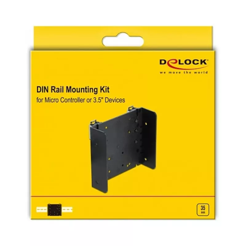 Montageset DeLOCK 66292 Schwarz ABS-Kunststoff