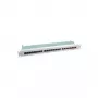 Patch Panel VALUE Kat.6 19 Zoll 24 Ports geschirmt Grau