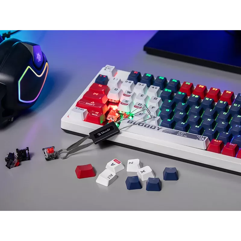 Gaming-Maus A4Tech Bloody S98 USB Sports Navy mit BLMS Red Plus Schaltern
