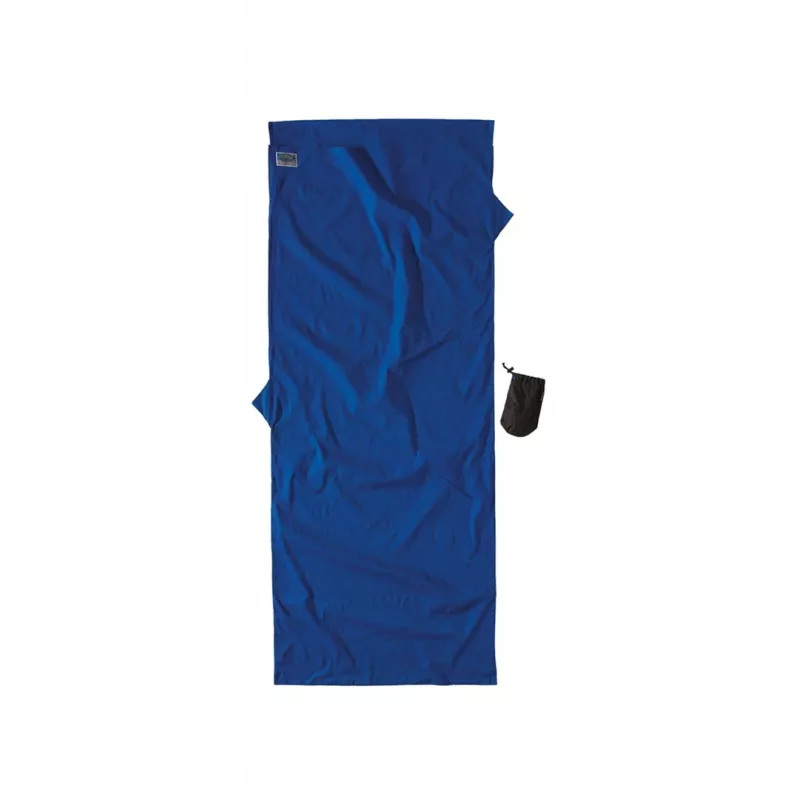 Cocoon TravelSheet Rechteckiger Schlafsack Baumwolle Blau