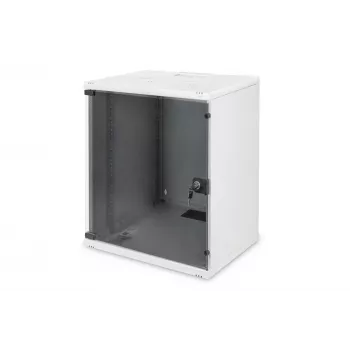 DIGITUS Compact Series DN-19 12-U-S-1 - Wandschrank - Hellgrau, RAL 7035 - 12U - 48,3 cm (19) (DN-19 12-U-S-1)