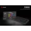 Savio Phenix SAVGK-RED Gaming-Tastatur USB RF Wireless Bluetooth QWERTY