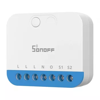 Wandmontierter Sonoff MINI-ZBDIM Zigbee smarter Mini-Controller/Dimmer für die Beleuchtung – kompaktes Inline-Modul