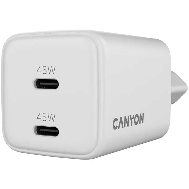 Canyon CU45AC Universal Weißes AC-Schnellladegerät für den Innenbereich