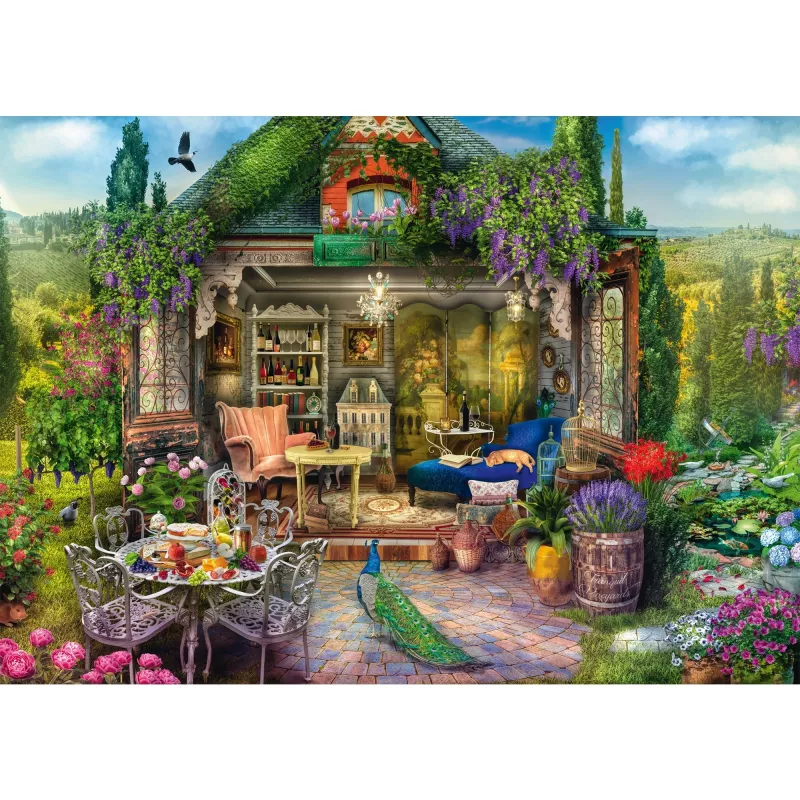Gartenhaus Glück in den Weinbergen, Puzzle 1000 Teile