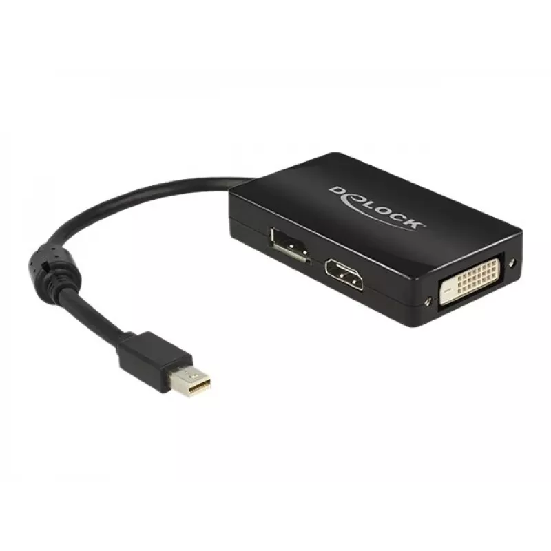 Kabel DeLOCK 0,16m DisplayPort HDMI DVI Mini DisplayPort