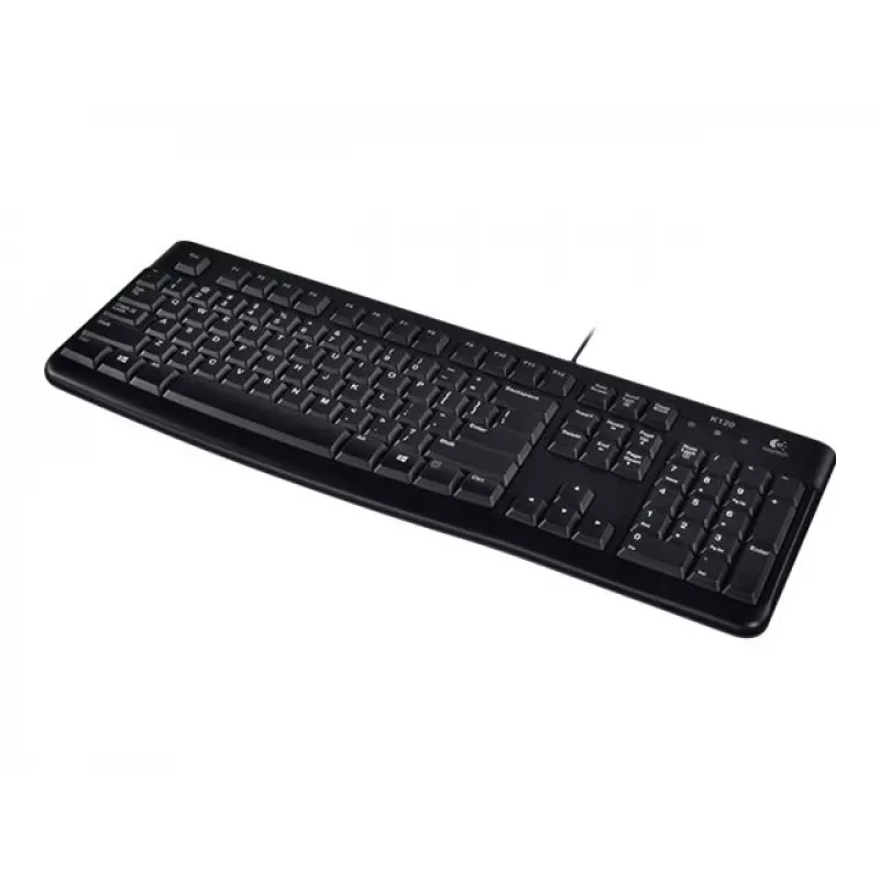 K120 Kabelgebundene Tastatur, kabelgebunden, USB, QWERTZ, schwarz
