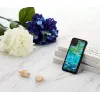 Handyhülle iKins für iPhone 11 Pro Max – Seerosen-Design, schwarz
