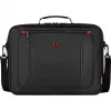 Laptoptasche Wenger BQ 16 Clamshell — wasserabweisende schwarze Hülle für 16-Zoll-Laptops, robuste Schutzhülle
