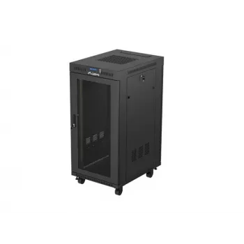 Freistehendes Rack-Gehäuse LANBERG FF01-6824-23BL 24U 600×800 mm IP20 Schwarz