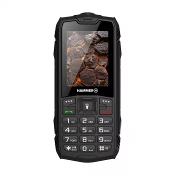 Hammer ROCK LTE | Schwarz | 2,4 Zoll | IPS | 48 MB | 128 MB | Dual-SIM | 3G | Hauptkameraauflösung 2 MP | 3000 mAh