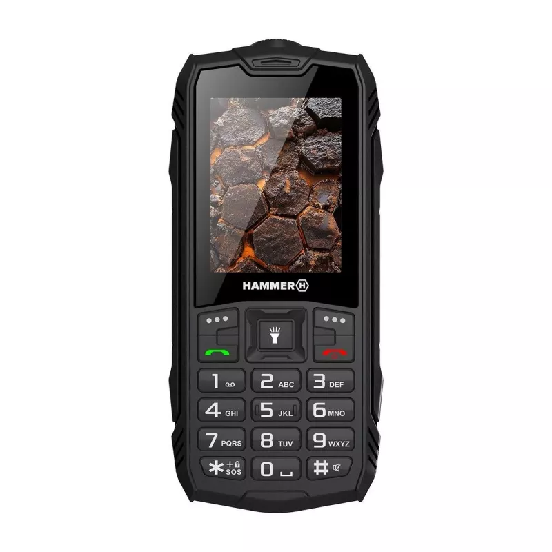 Hammer ROCK LTE | Schwarz | 2,4 Zoll | IPS | 48 MB | 128 MB | Dual-SIM | 3G | Hauptkameraauflösung 2 MP | 3000 mAh