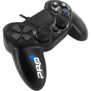Kabelgebundener Gamecontroller SUBSONIC SA5417 für PS4, Schwarz