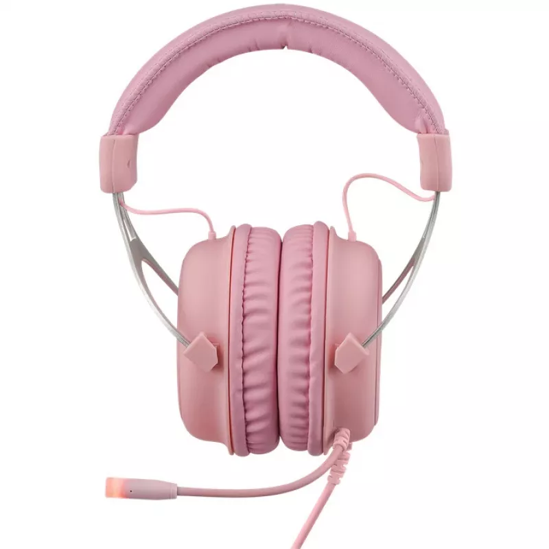 Deltaco GAM-030-P Kopfhörer und Headset kabelgebunden Headband Gaming USB Typ-A Pink (GAM-030-P)