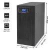 Inverter QOLTEC Pure Sine Wave 1000W 12V Modell 53982