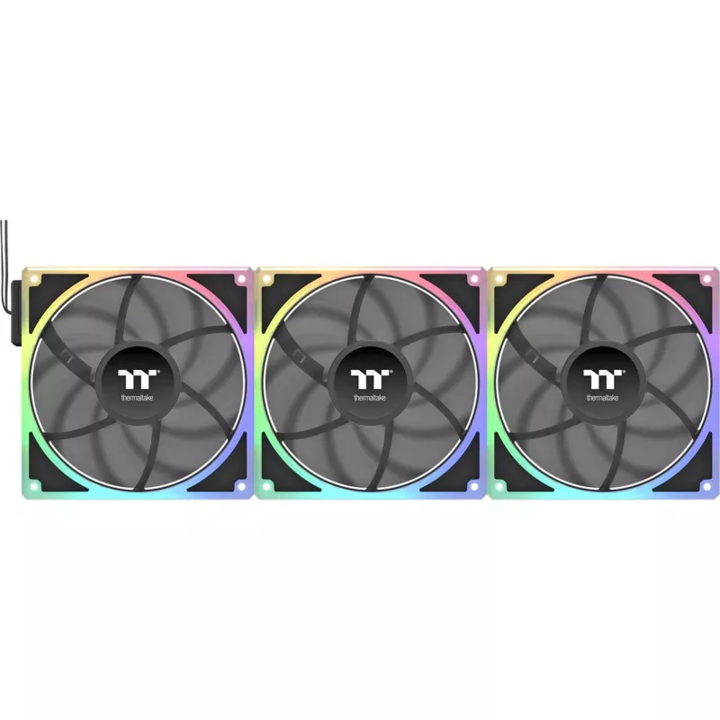 Case/CPU-Lüfter THERMALTAKE TOUGHFAN EX 140 ARGB Sync 3Pack – 140 mm, hoher Luftstrom, niedrige Geräuschentwicklung