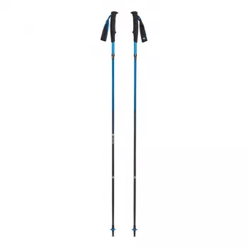 Trekkingstöcke Schwarz Diamond Distance Carbon Z, faltbarer Carbonschaft, 120 cm, 280 g, 3-teilig