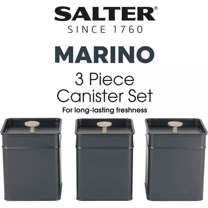 Kunststoff-Dosenset luftdicht Salter BW124591EU7, 3-teilig, Vorratsdosen