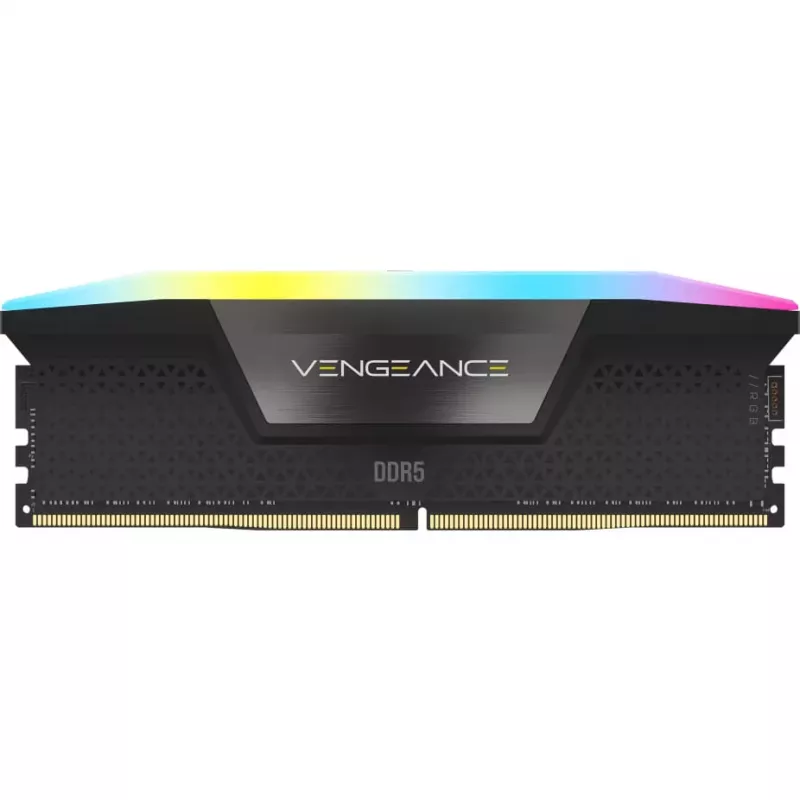 Corsair VENGEANCE RGB DDR5 5200MHz 32GB (1x32GB) Intel XMP AMD EXPO - GRAU - 32 GB - DDR5
