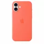 iPhone 16 Plus Silikon Case mit MagSafe - Mandarine