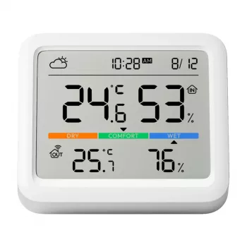 SwitchBot Meter Pro Weiß LCD Batterie 0 Temperatur und Feuchtigkeitssensor