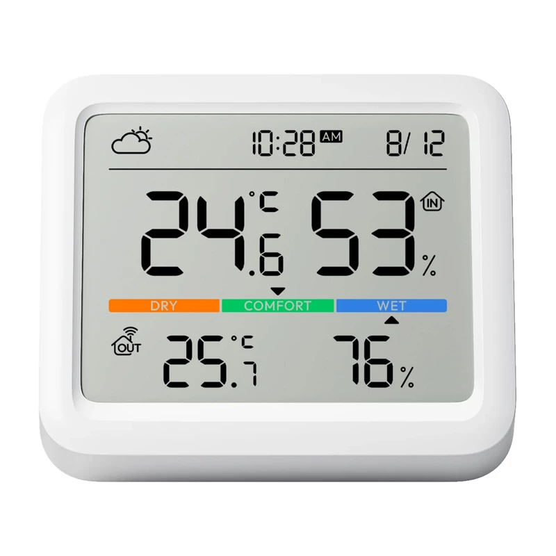 SwitchBot Meter Pro Weiß LCD Batterie 0 Temperatur und Feuchtigkeitssensor