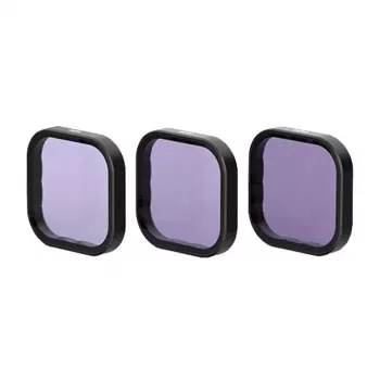 Telesin Set mit 3 ND-Filtern für GoPro Hero 13 Schwarz — ND8, ND16, ND32