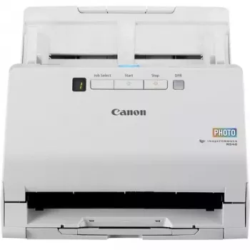 Canon imageFORMULA RS40 Foto- & Dokumentenscanner, 600 x 600 DPI, 40 ppm, 30 ppm, Graustufen, Monochrom, Einzelblatteinzugsscanner, Weiß